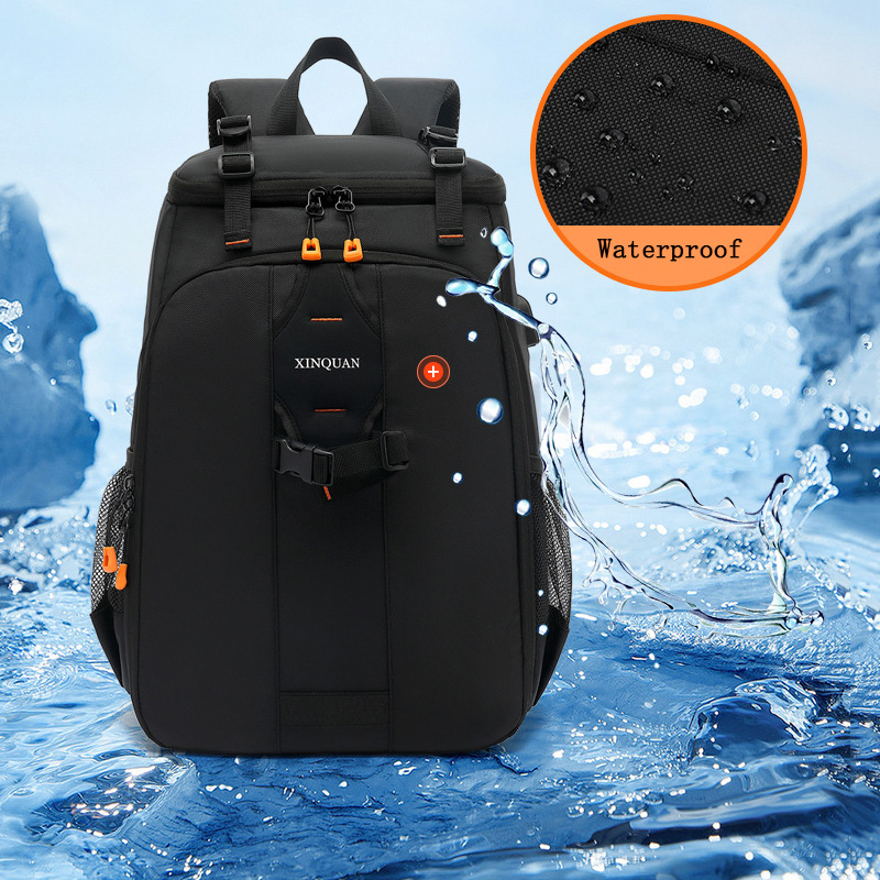 Camera Bag Waterproof - Waterproof Travel Backpack Video Tripod DSLR