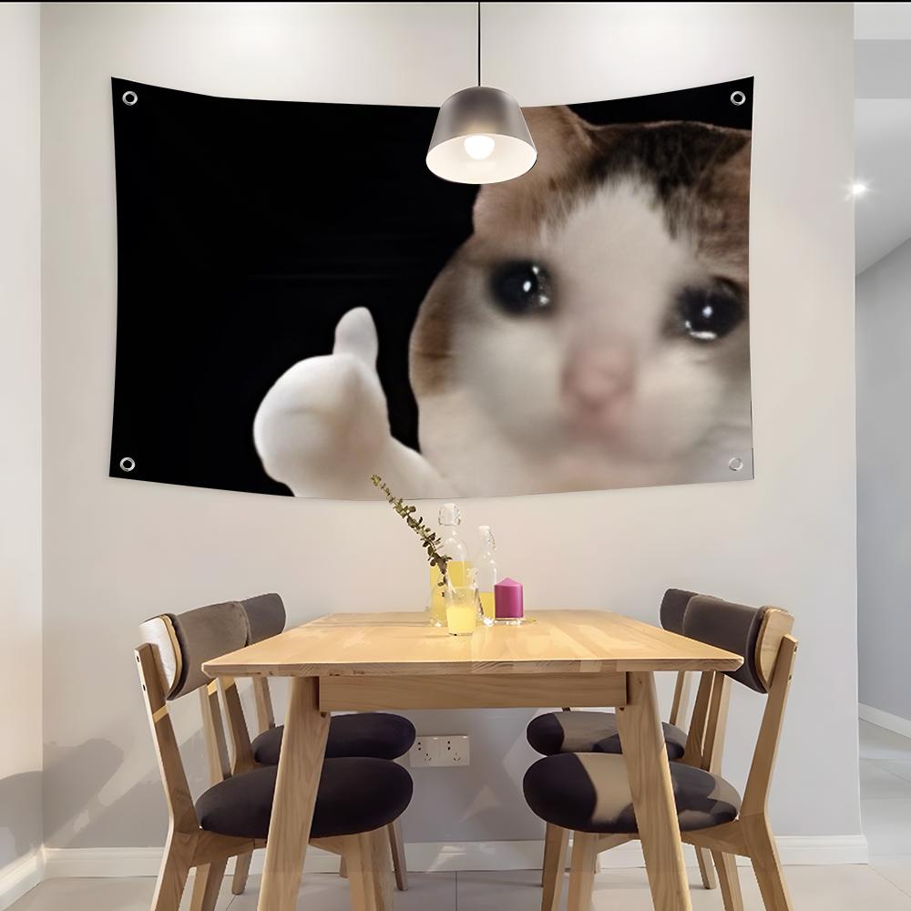 Photography Interest - Interesting Cat Photography Flags Custom Camping