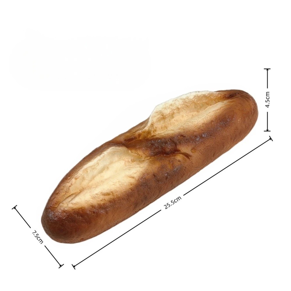Photography Interest - Soft PU Faux Bread Realistic Non-Toxic