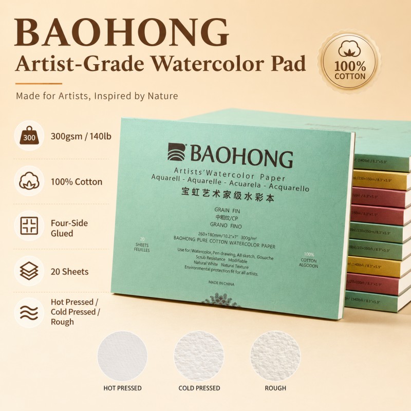 Photography Architecture - BaoHong Artist Grade Watercolor Paper Pad