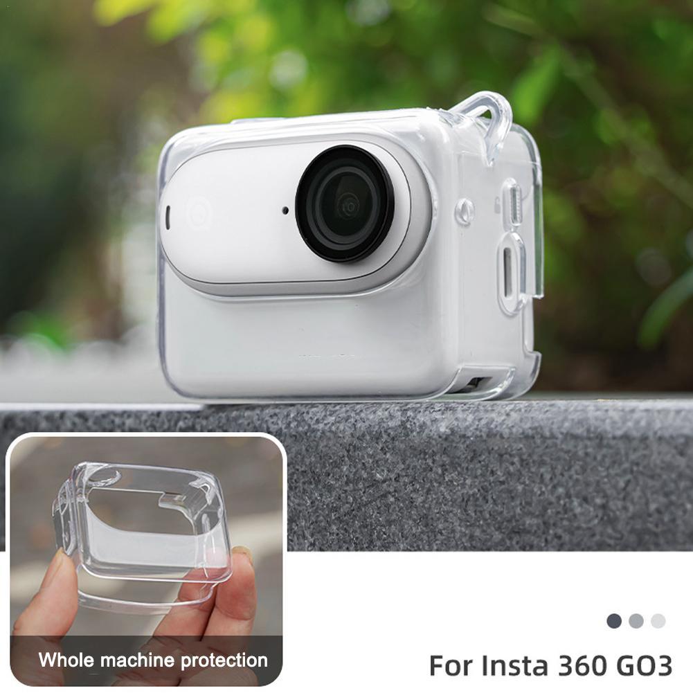 1pcs Transparent/gray TPU Anti - Insta360 Camera Go 3 review and price