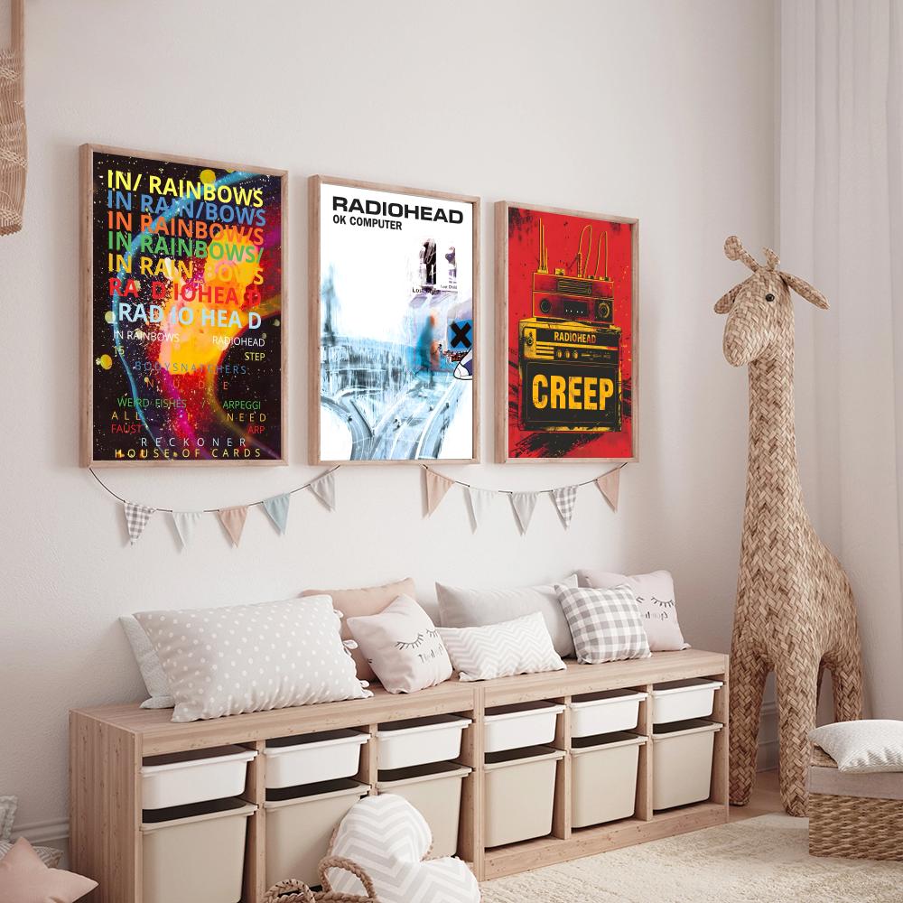 R-Radiohead Band Rainbow Paint - Photography Art review and price