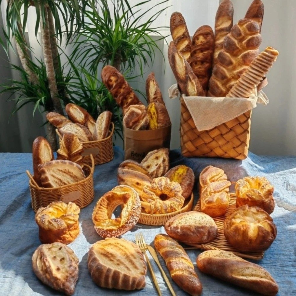 Soft PU Faux Bread Realistic N - Photography Interest review and price