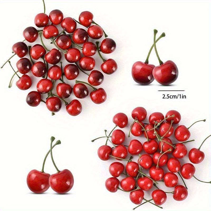 30Pcs Fake Cherry Artificial F - Photography Food review and price