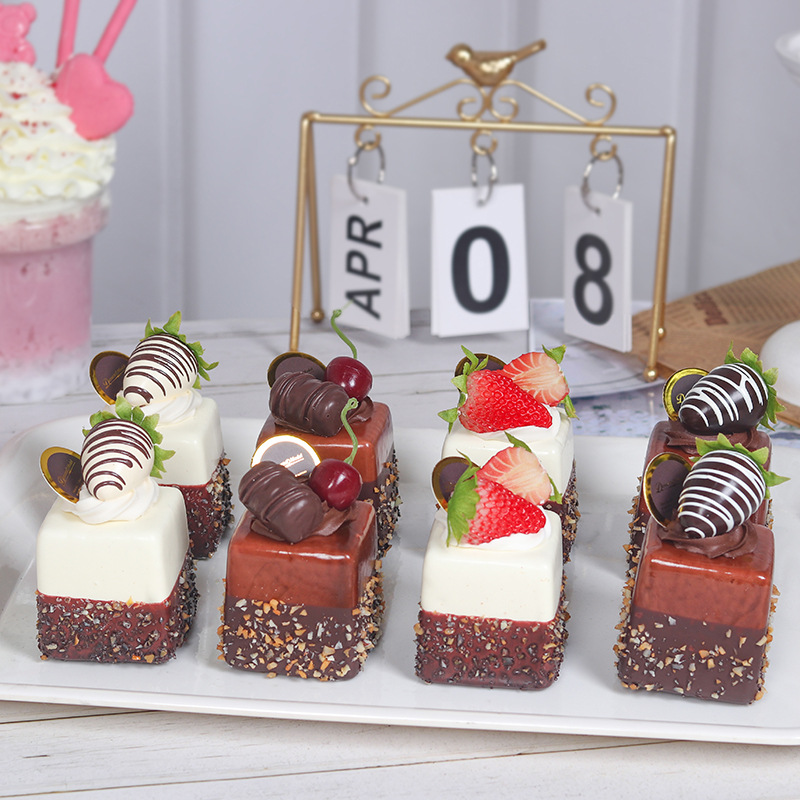 1PC Artificial Fruit Cake Bisc - Photography Food review and price