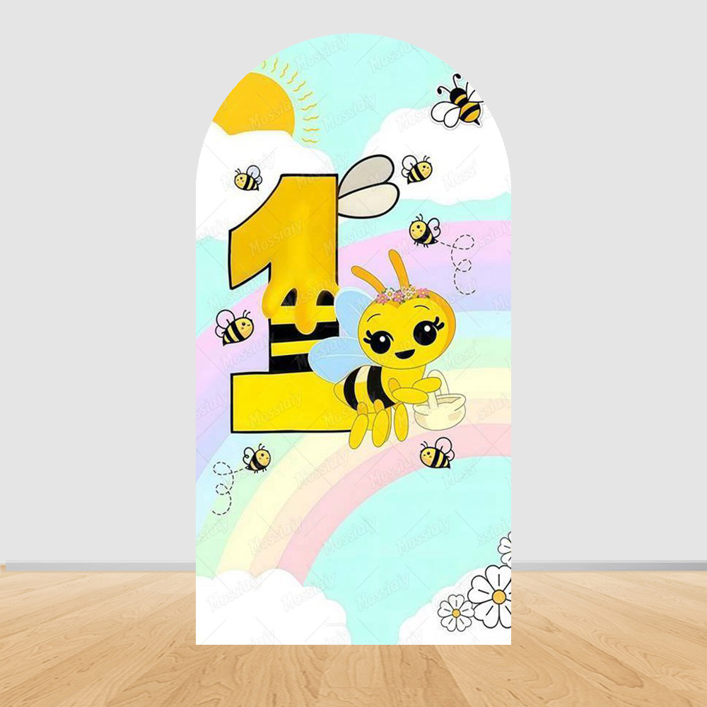 Cute Bee Theme Arch Backdrop C - Photography Names review and price