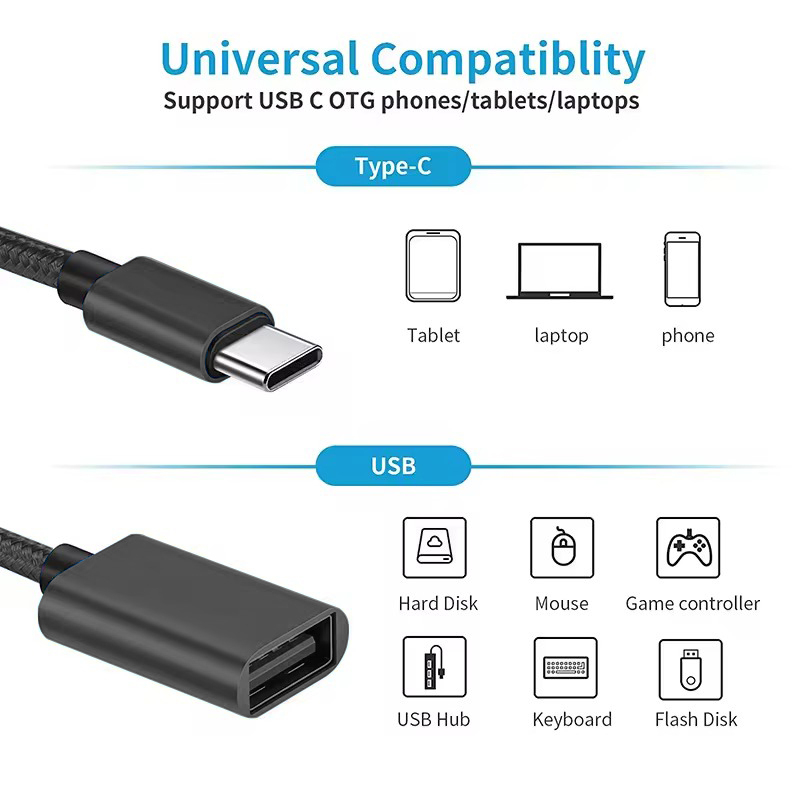 USB C to USB OTG Data Cable Ad - Photography Kit Xiaomi review and price